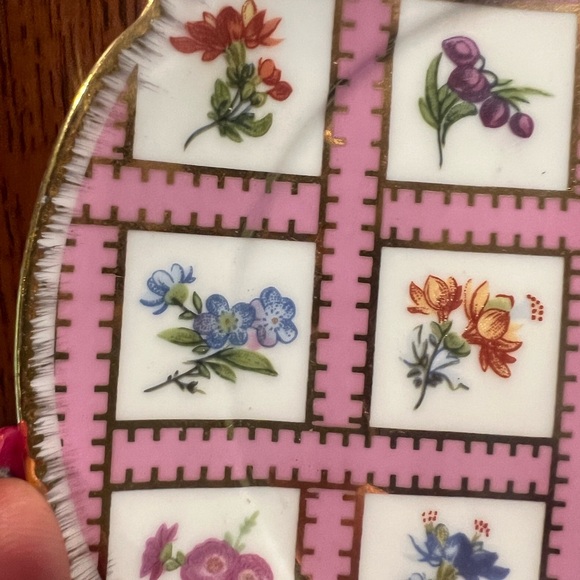 Victoria's Garden 🌸💓⭐️Floral patchwork trinket Plate or Tea Tray Replacement💓 - Picture 8 of 8